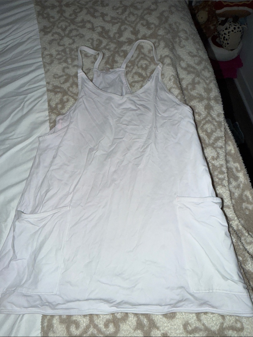 Gymboree Pale Pink Racerback Tank with Front Pockets
